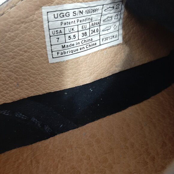 UGG Azin Moc Espadrille Suede Shoes Blue Size US 7 - Picture 5 of 7